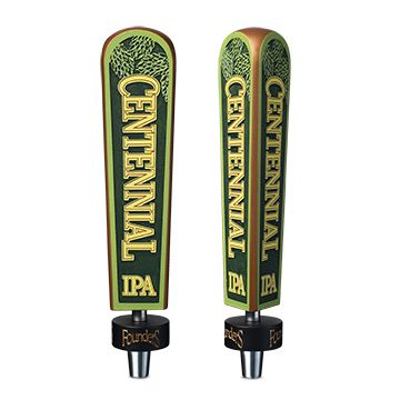 Centennial IPA tap handle