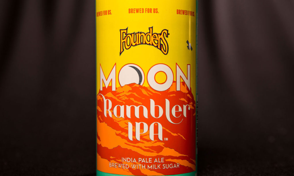 moon rambler close up of can