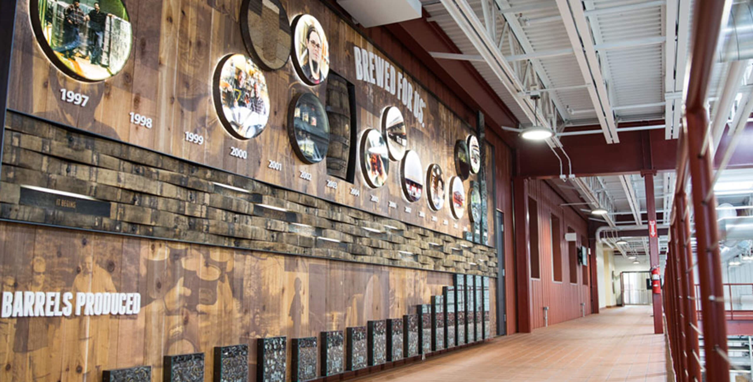 Image of interior of brewing facility